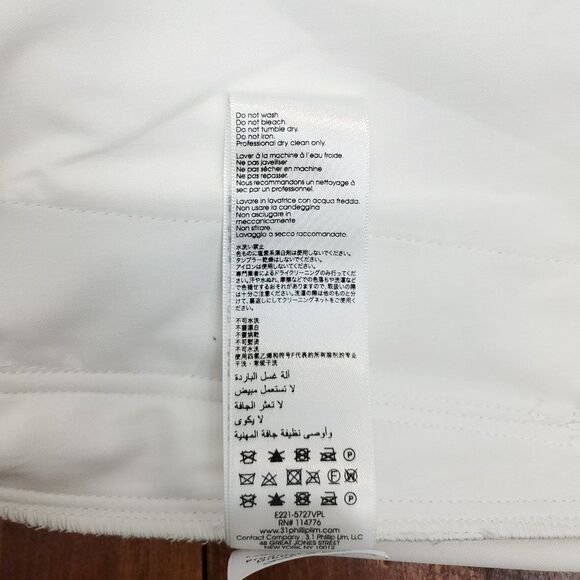 3.1 Phillip Lim Vegan Leather Belted Waist Utility Shorts Size 2 - Picture 15 of 16